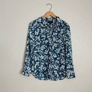 Banana Republic Boyfriend Fit Blouse Sz XS